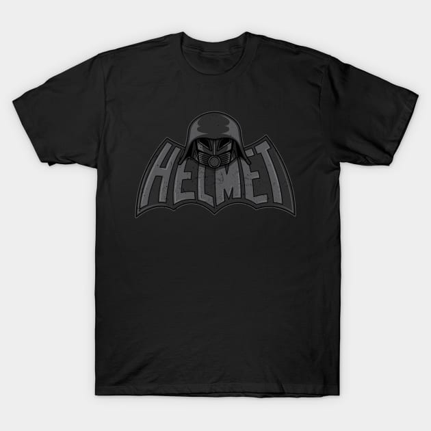 Helmet Man T-Shirt by GoodIdeaRyan